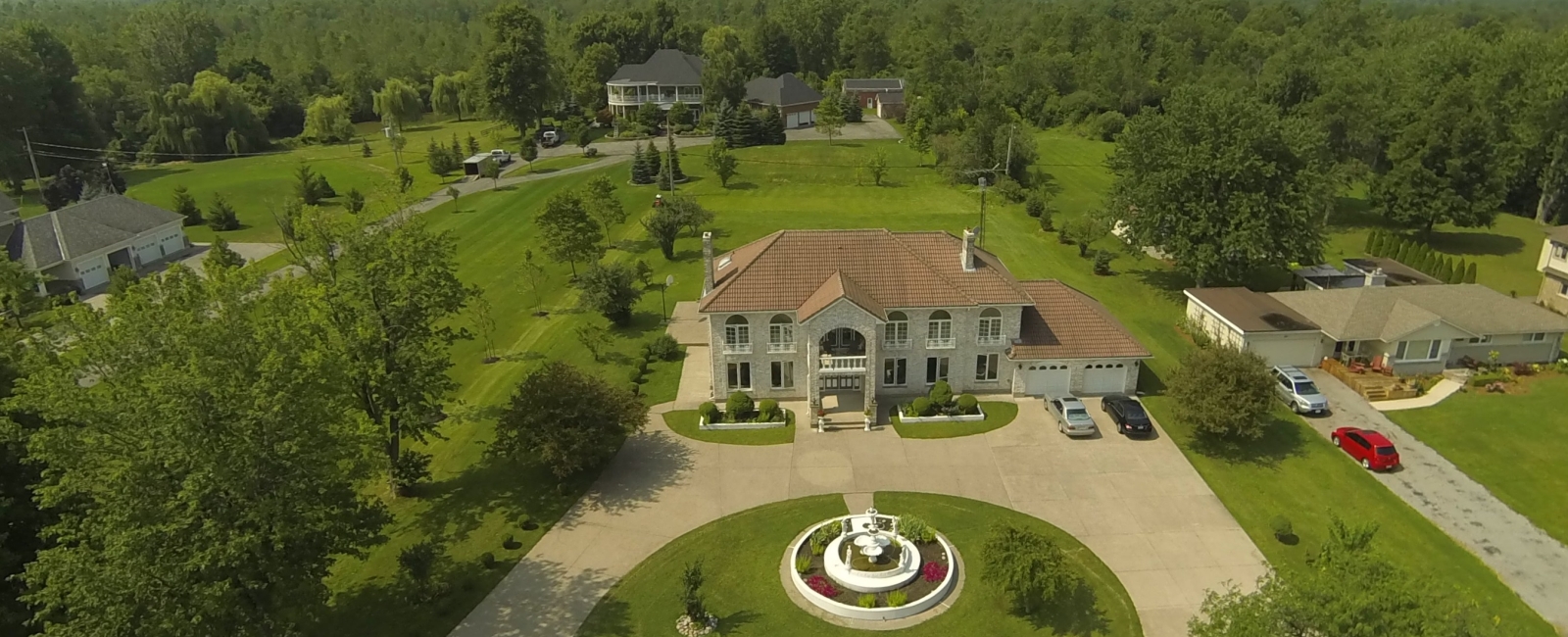 real estate aerial view chippawa parkway