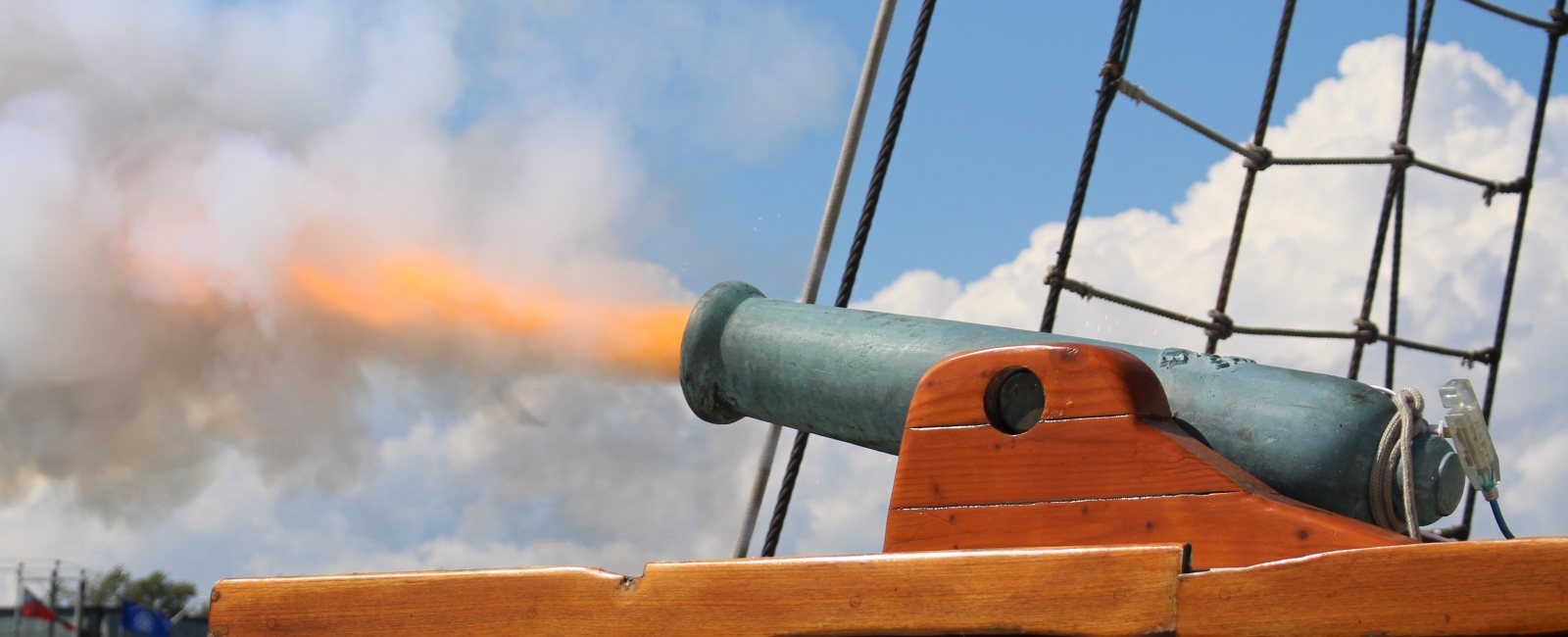 Empire Sandy cannon fire Canal Days port colborne